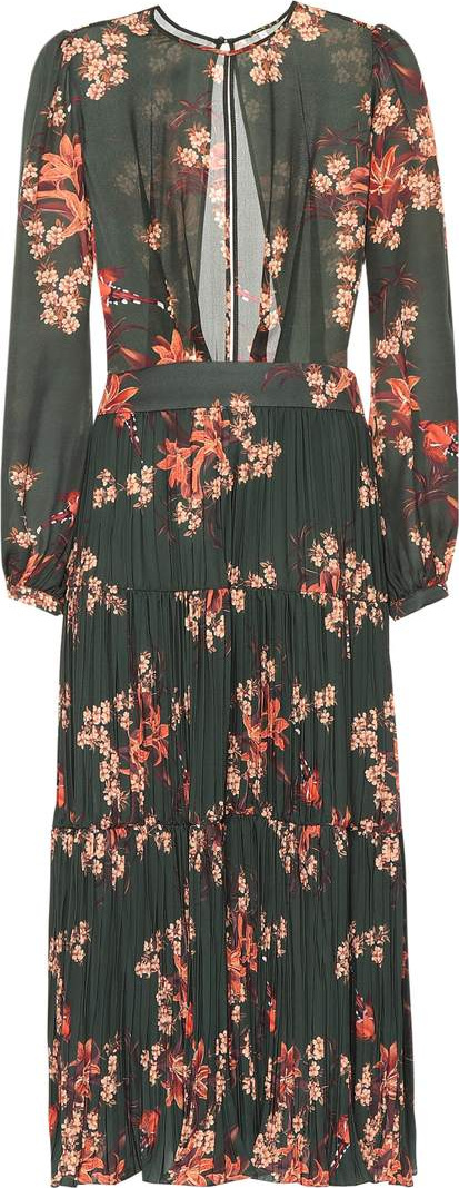 Johanna Ortiz Counter Culture floral silk-blend dress