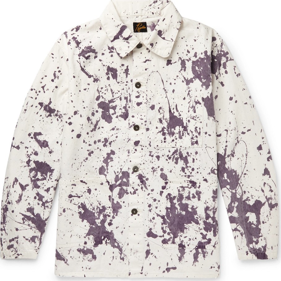 Needles Paint-Splattered Denim Jacket
