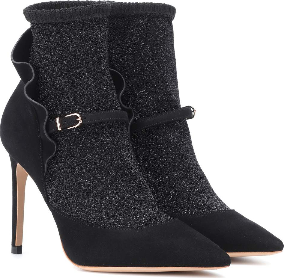 Sophia Webster Lucia suede ankle boots