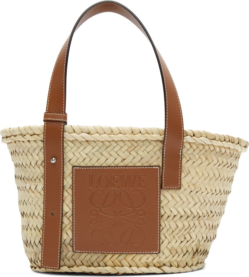 LOEWE Beige Small Basket Tote