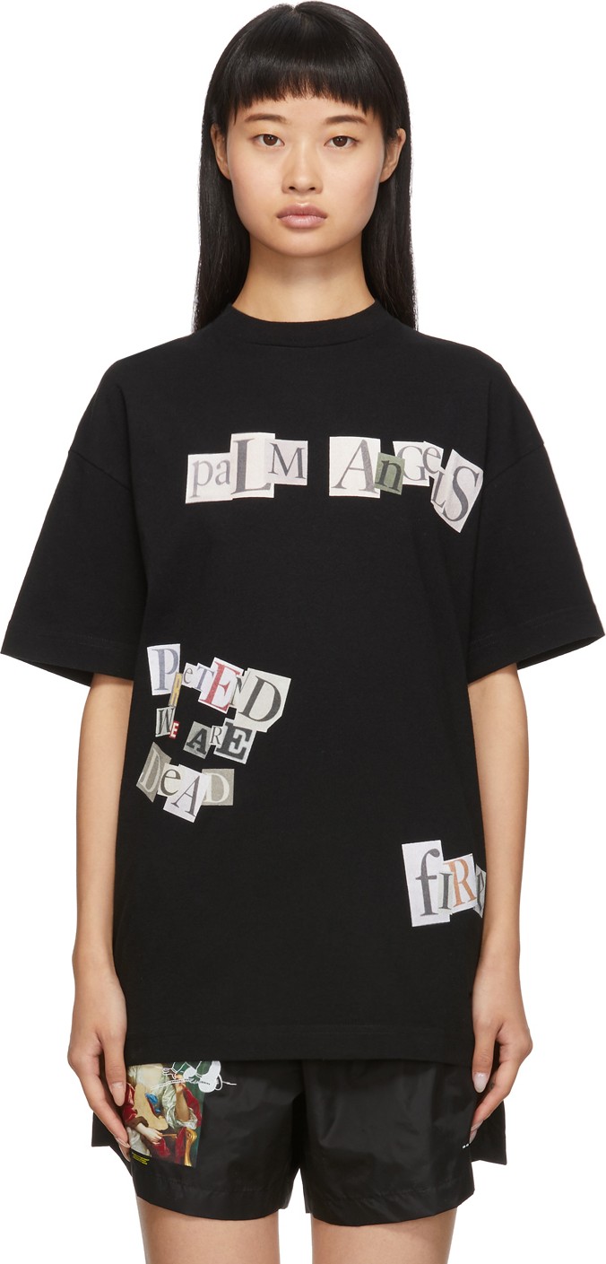 Palm Angels Black Ransom T-Shirt
