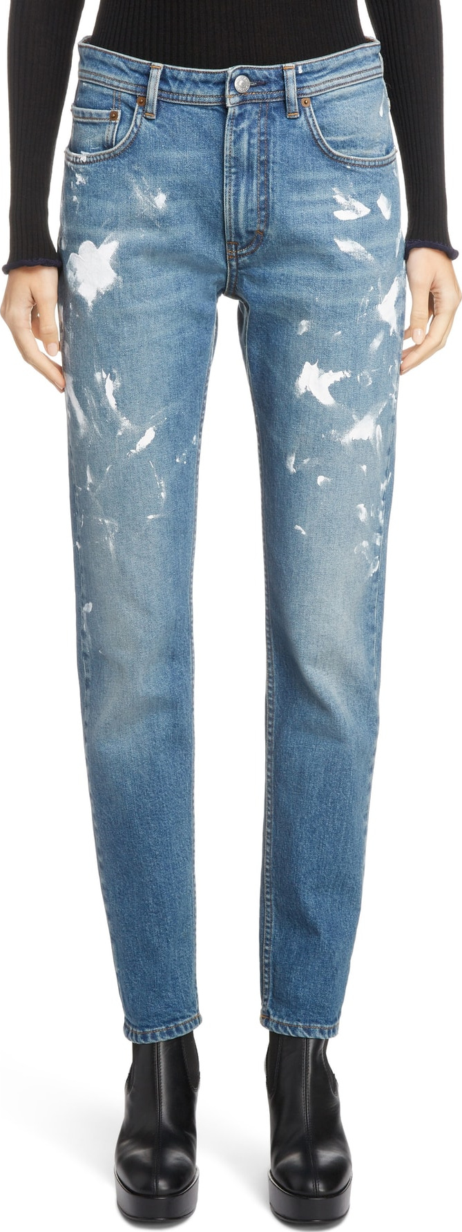 Acne Studios Paint Splatter Jeans