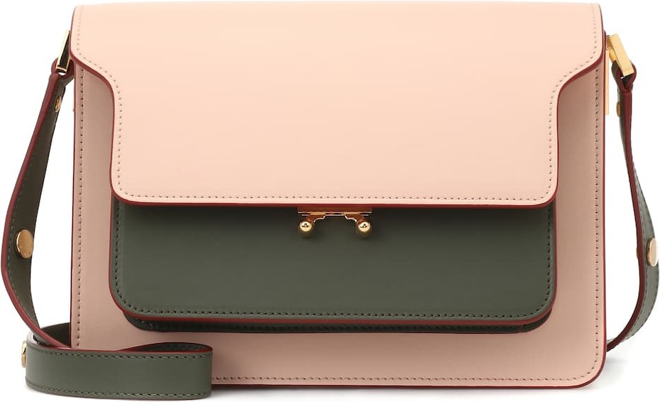Marni Trunk Medium leather shoulder bag