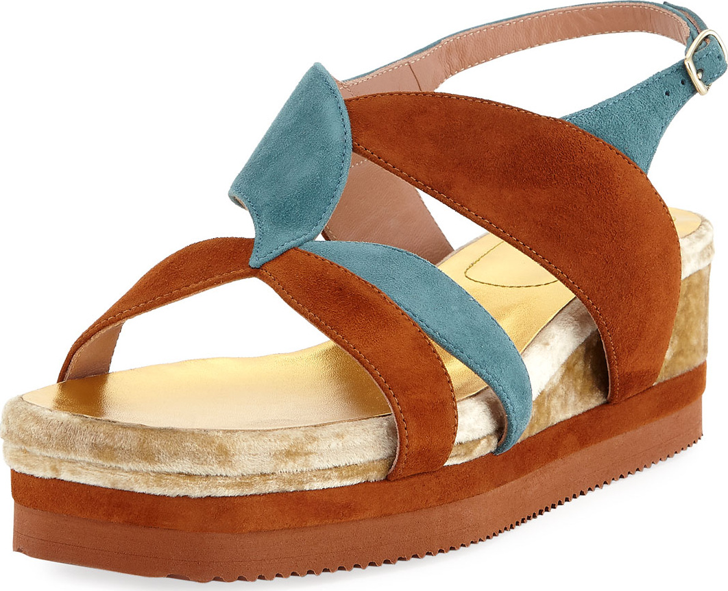 Dries Van Noten Flatform Wedge Platform Sandal