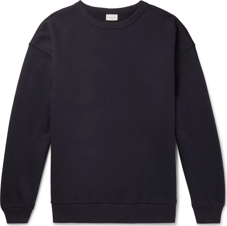 Dries Van Noten Oversized Loopback Cotton-Jersey Sweatshirt