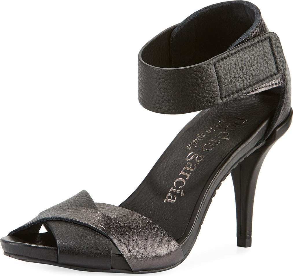 Pedro Garcia Yitta 95mm Metallic Leather Sandals