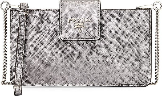 Prada Saffiano Crossbody Tech Case