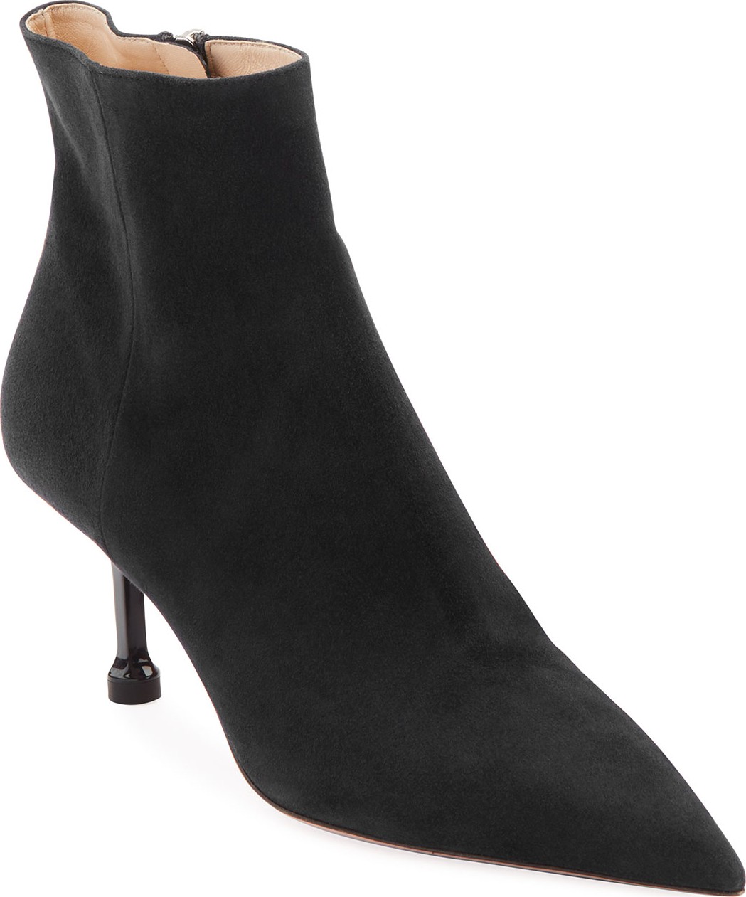 Prada Suede Pointed-Toe Booties