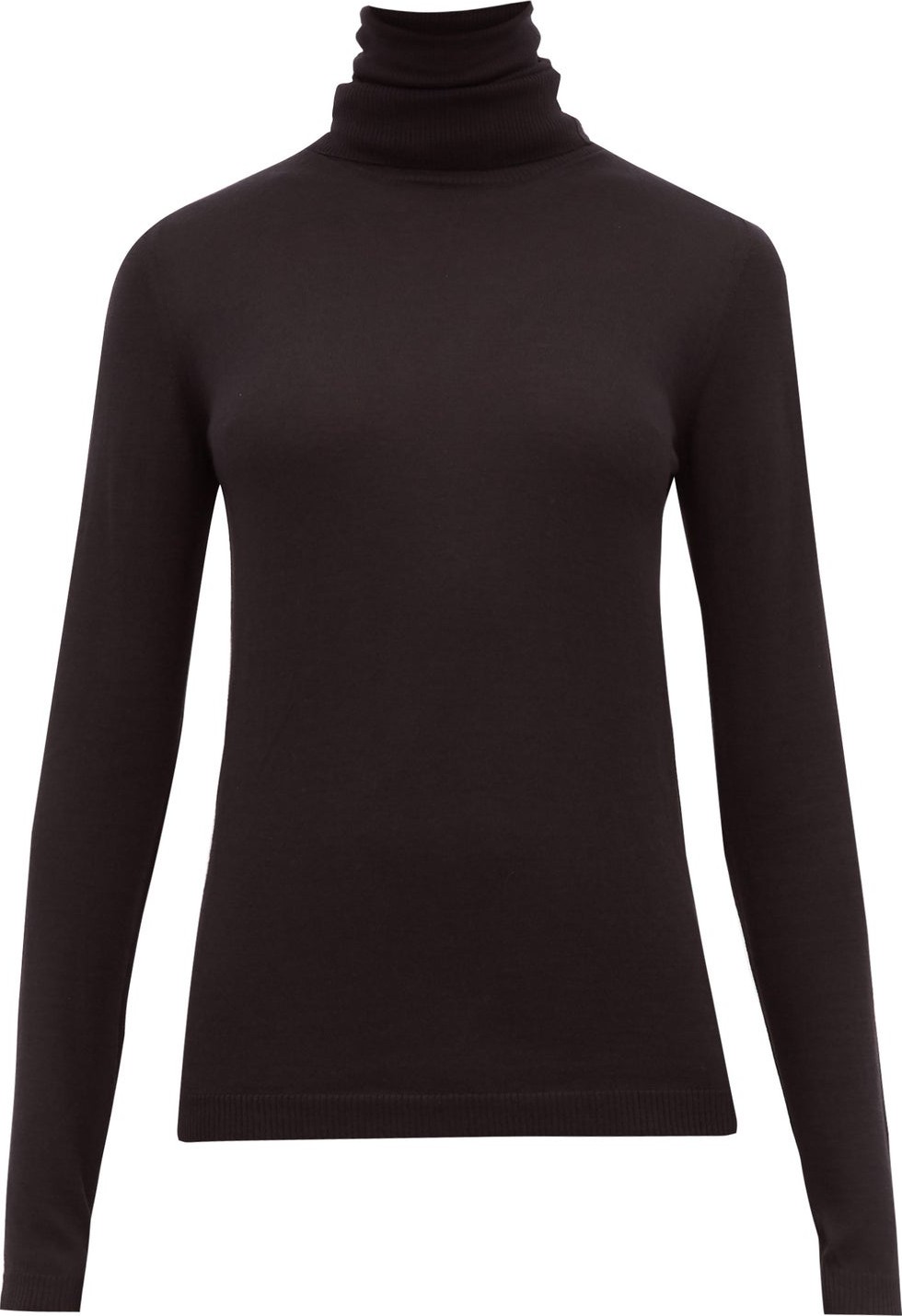 Sara Lanzi Merino wool roll-neck top