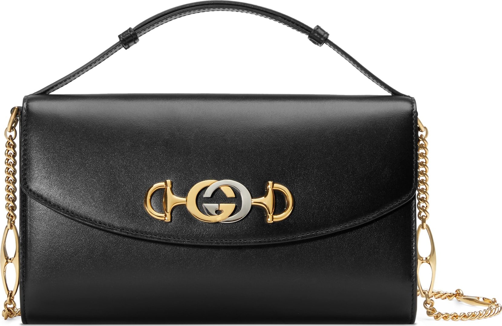 Gucci Linea Zumi Small Leather Shoulder Bag