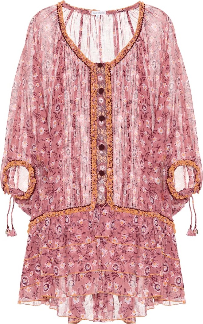 Poupette St Barth Bobo printed cotton minidress