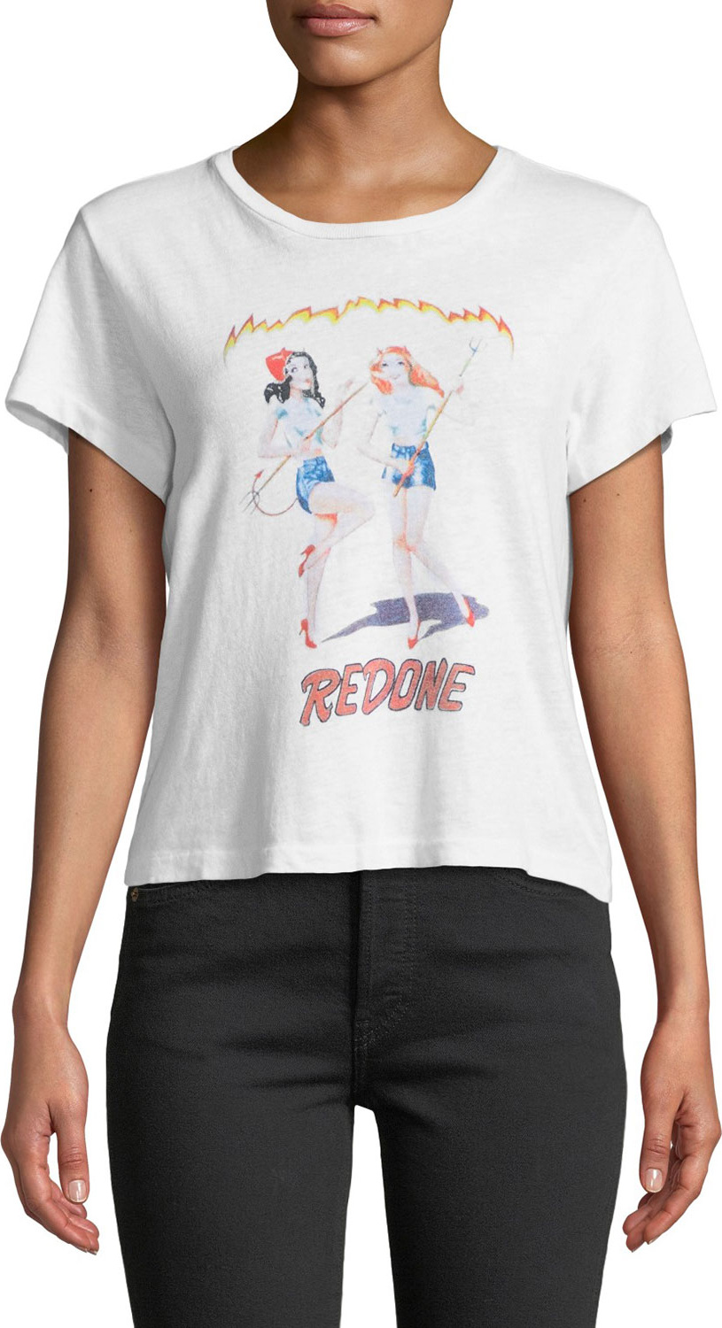 RE/DONE Classic Crewneck Graphic Short-Sleeve Tee