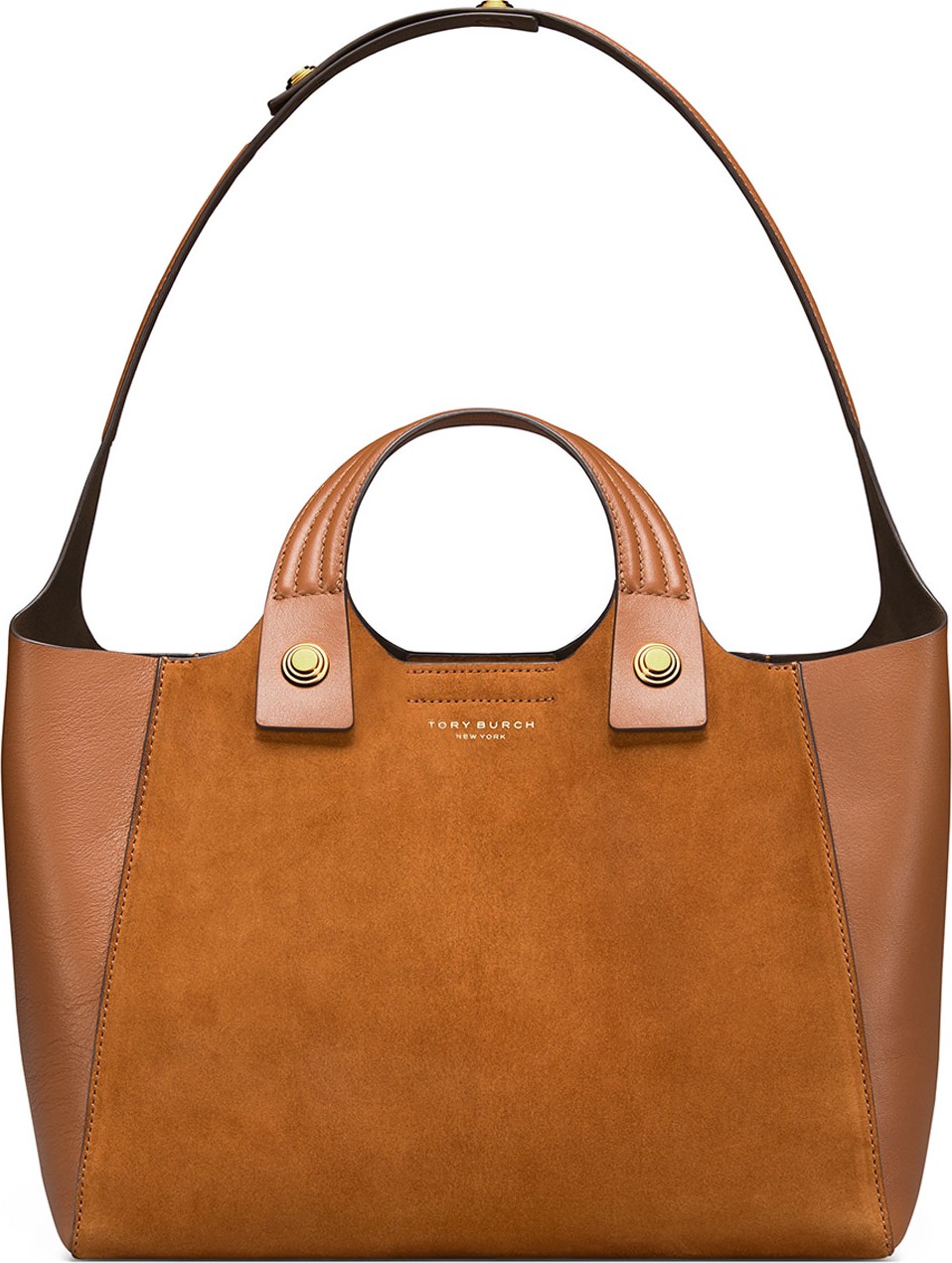 Tory Burch Rory Suede & Leather Tote Bag
