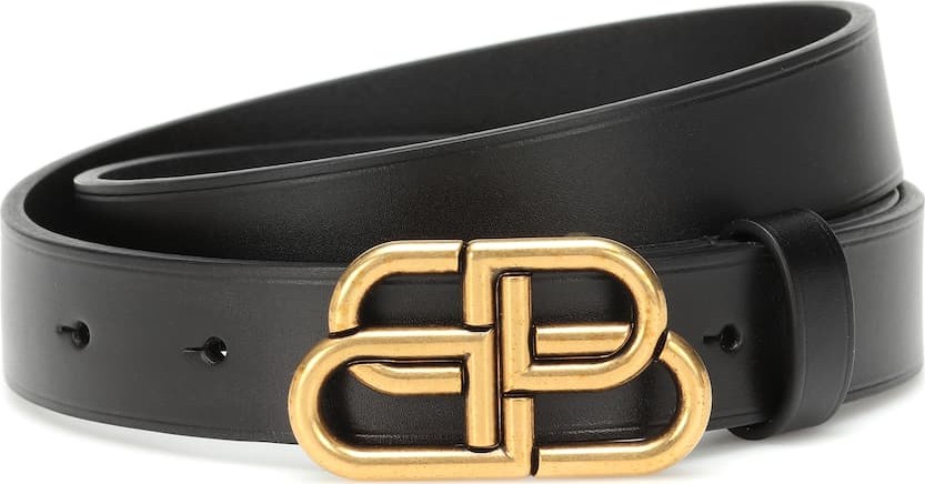 Balenciaga BB leather belt