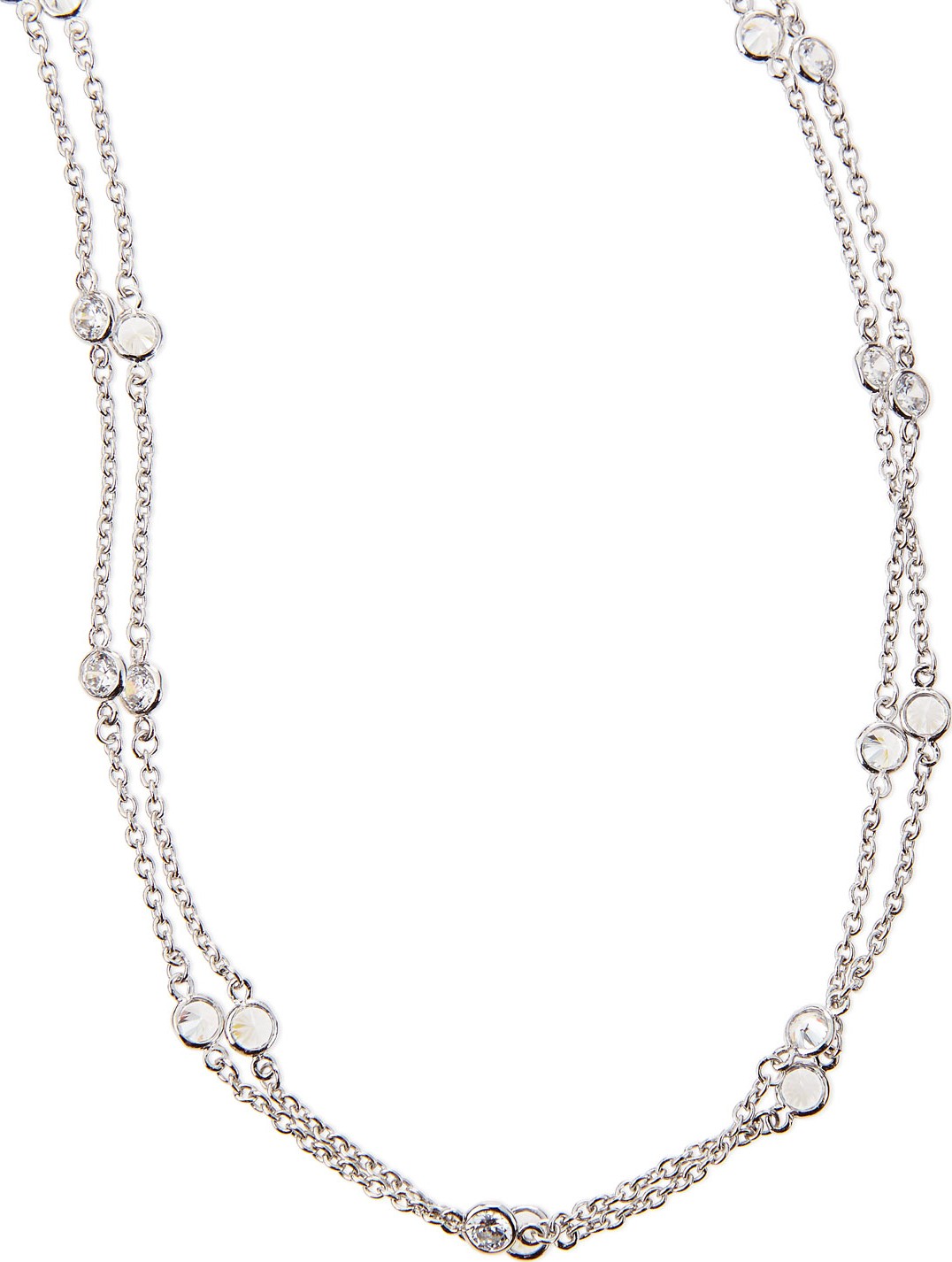 Fantasia by DeSerio Cubic Zirconia By-the-Yard Necklace, 72"L