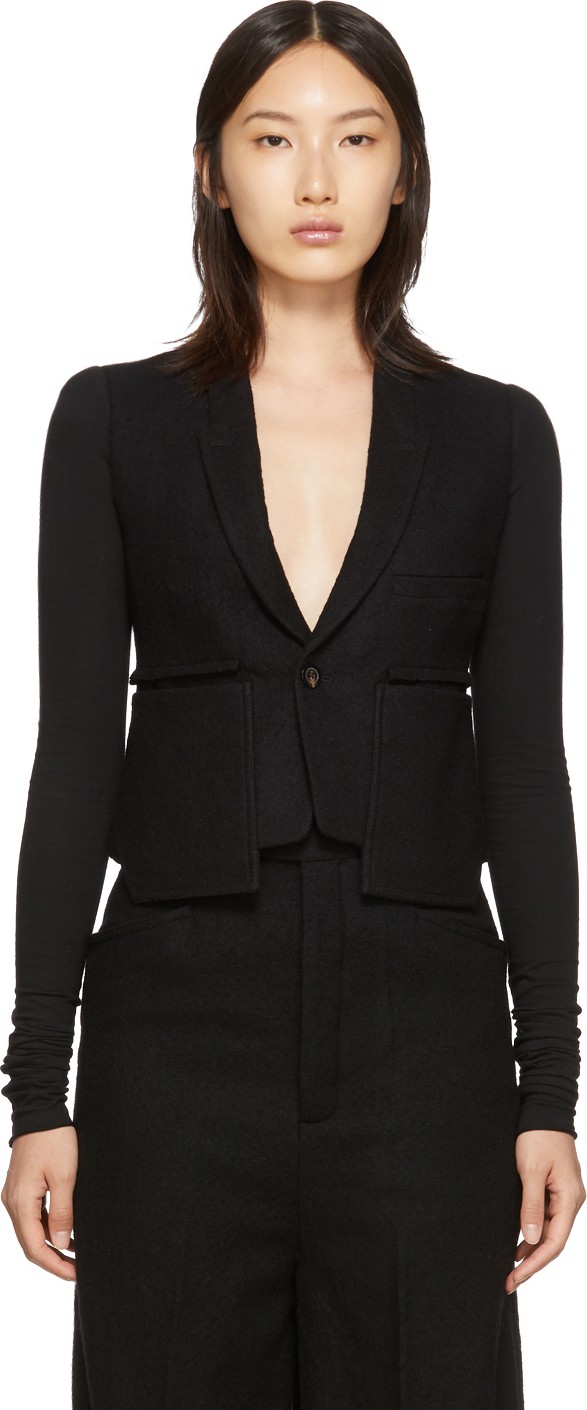 Rick Owens Black Alice Blazer