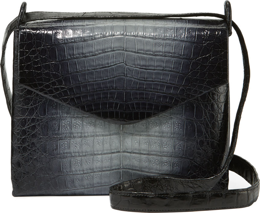 Nancy Gonzalez Ombré Crocodile Crossbody Bag