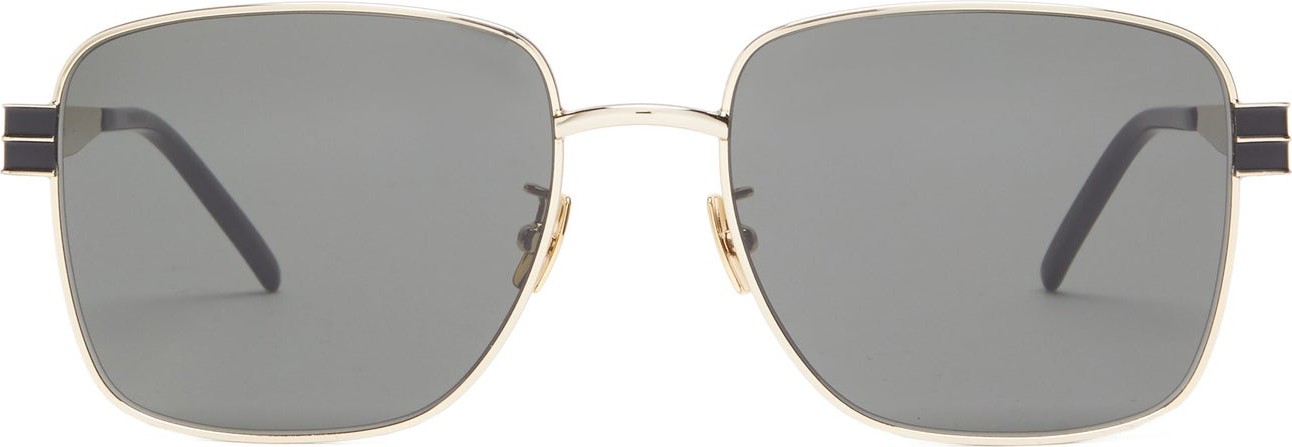 Saint Laurent Square metal sunglasses