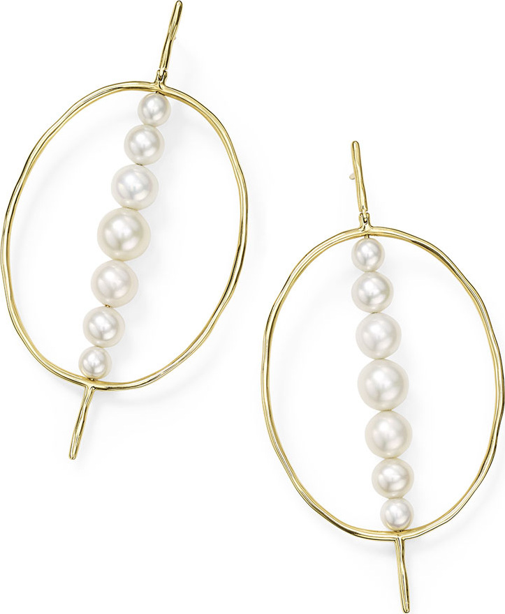 IPPOLITA 18k Nova Hinge Oval Earrings