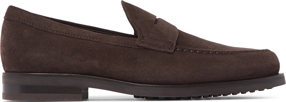 Tod's Suede Penny Loafers