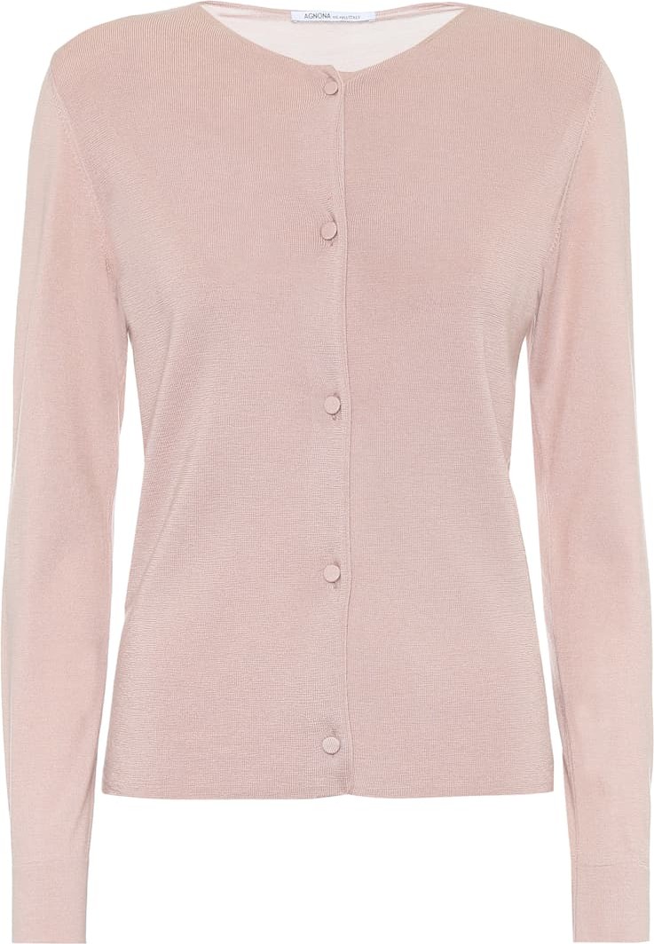 Agnona Wool, silk and cashmere cardigan