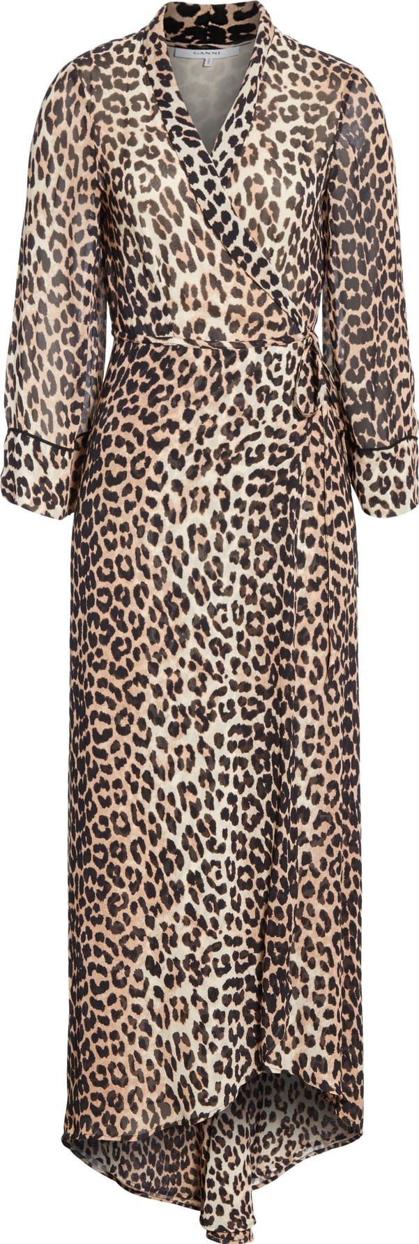 Ganni Mullin Print Georgette Dress