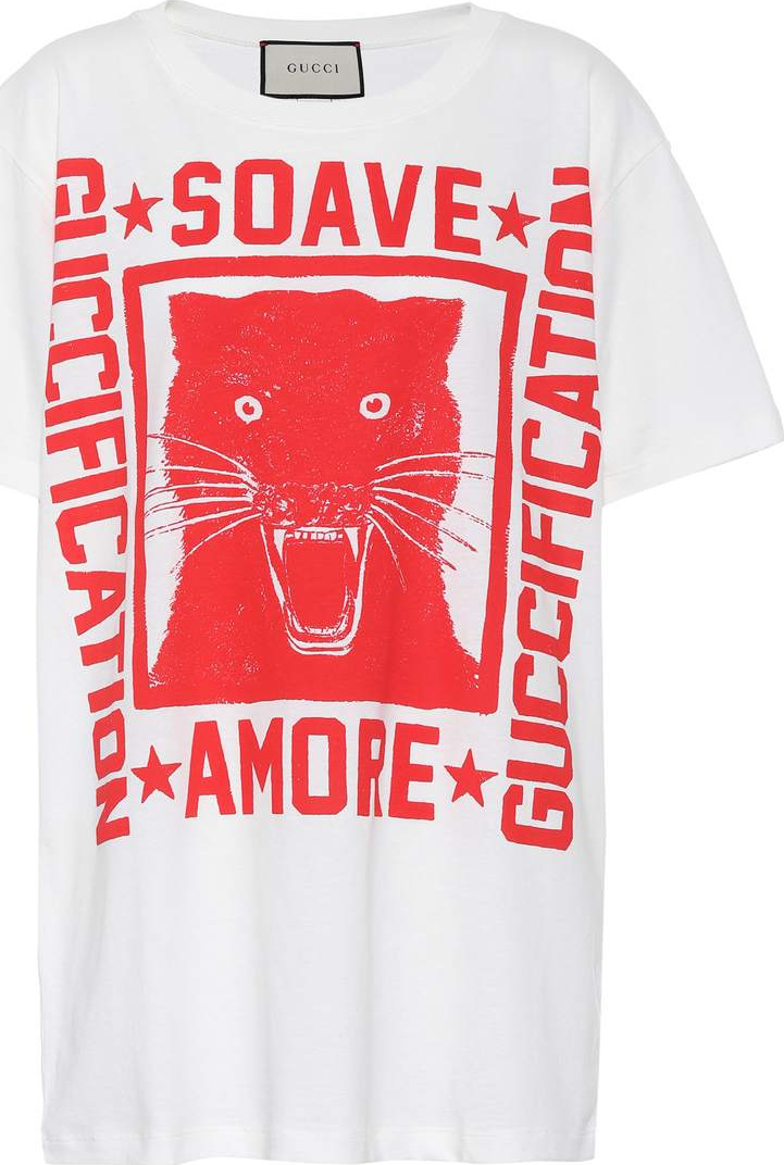 Gucci Printed cotton T-shirt