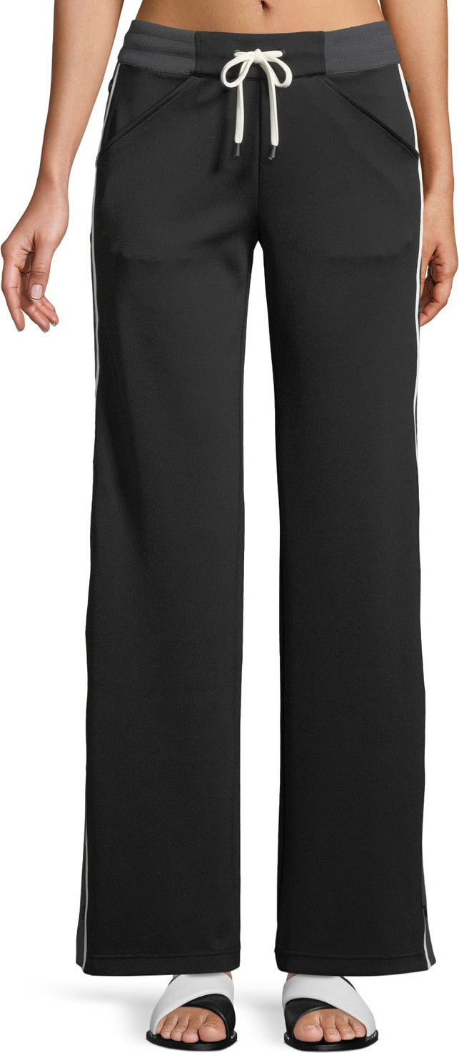 Blanc Noir Vista Straight-Leg Drawstring Track Pants