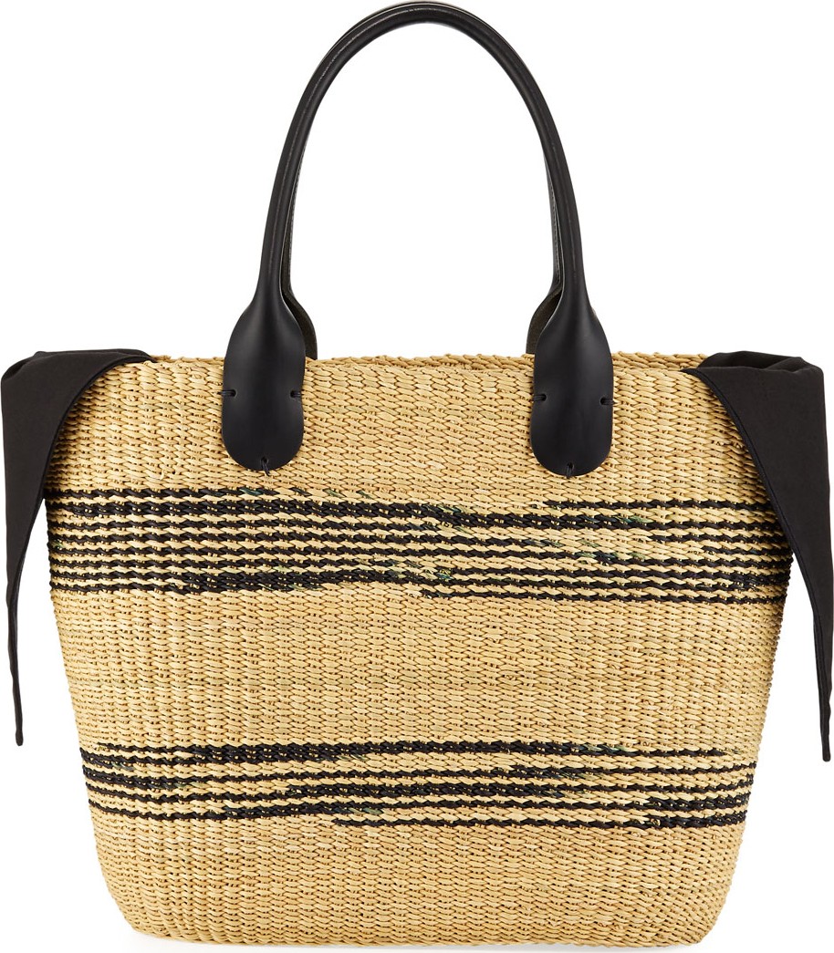 Muun Woven Galet Basket Tote Bag