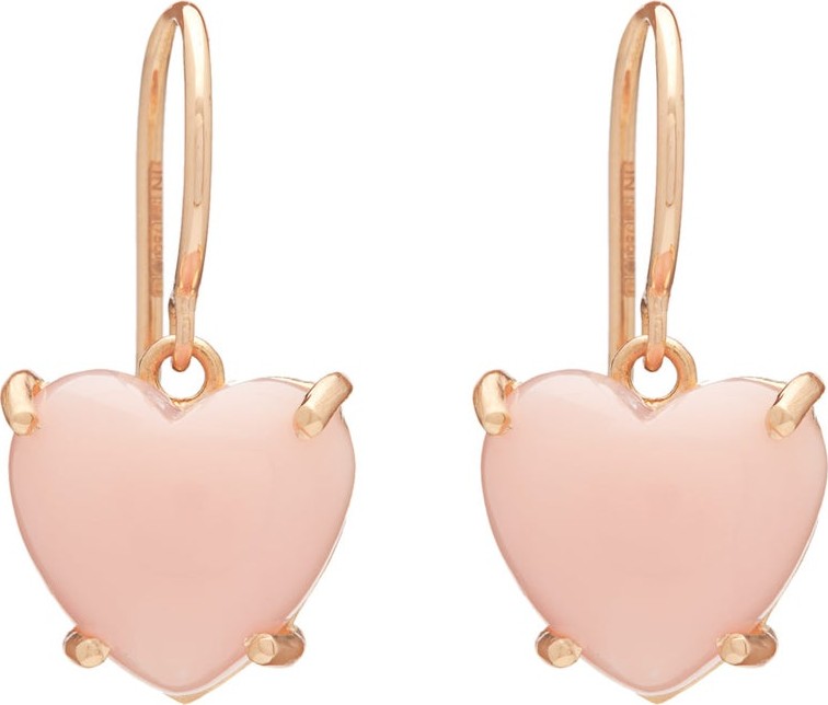 Irene Neuwirth Love opal & 18kt rose-gold drop earrings