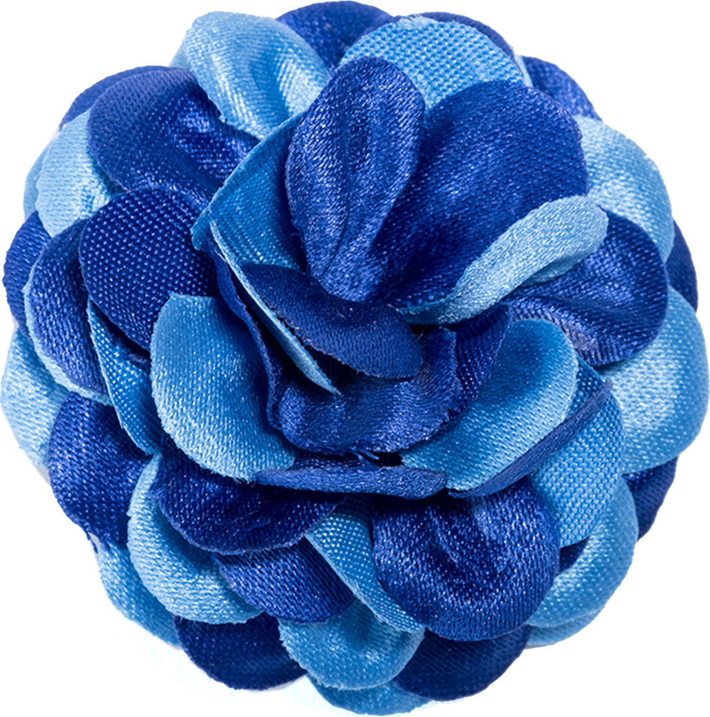 Hook & Albert Large Two-Tone Dahlia Lapel Flower