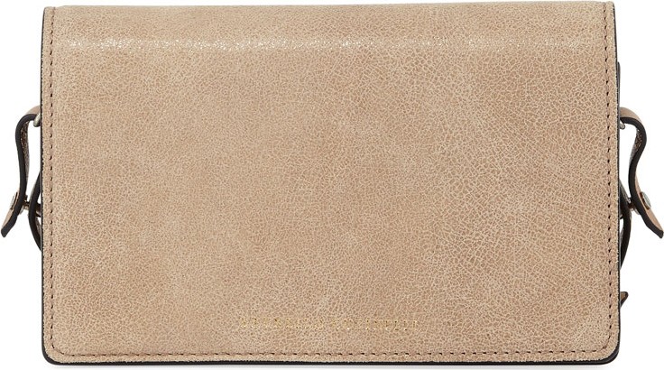 Brunello Cucinelli Small Leather Chain Clutch Bag