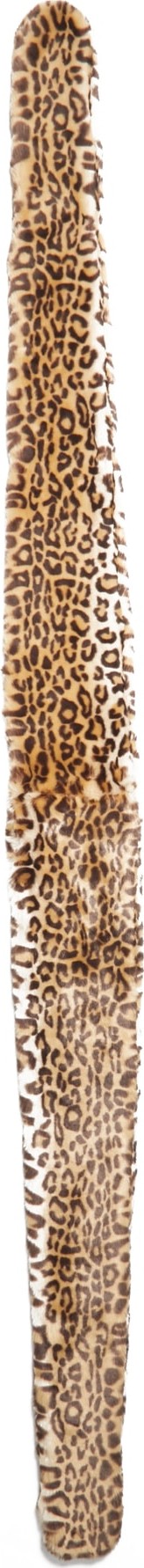 Shrimps Maeve Leopard Print Faux Fur Scarf