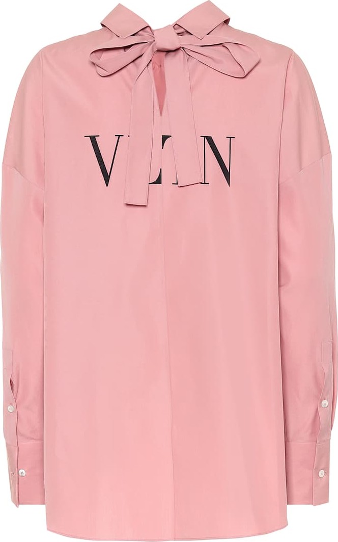 Valentino Printed cotton shirt