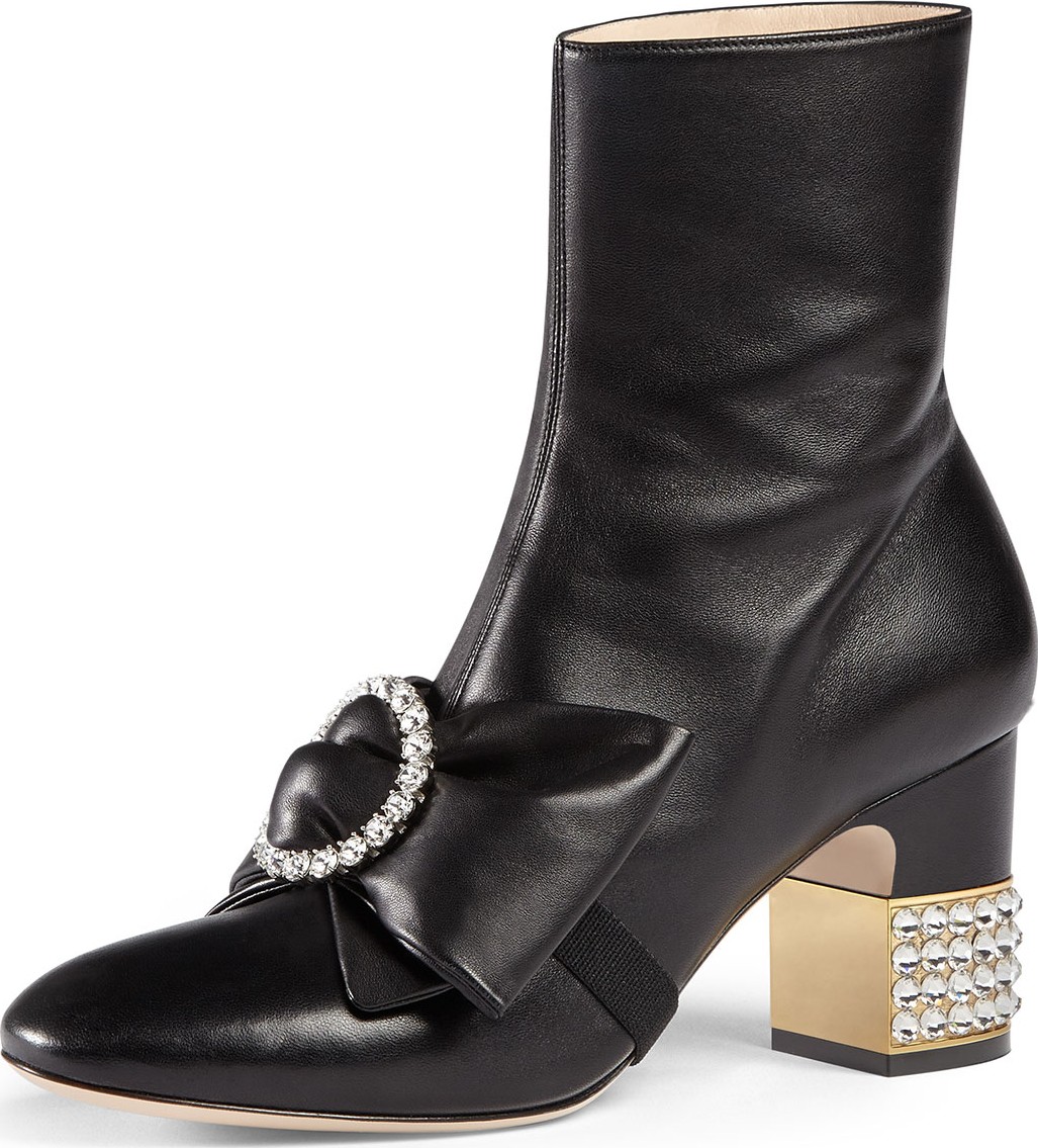 Gucci 75mm Candy Bow Bootie