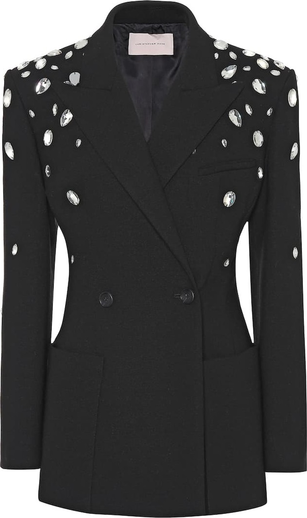 Christopher Kane Crystal-embellished blazer