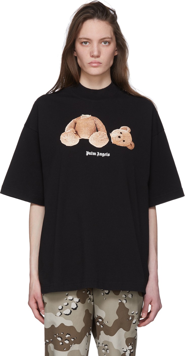 Palm Angels Black Kill The Bear T-Shirt