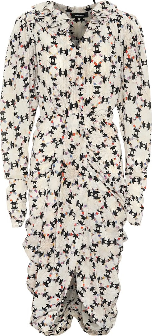 Isabel Marant Blandine stretch-silk midi dress