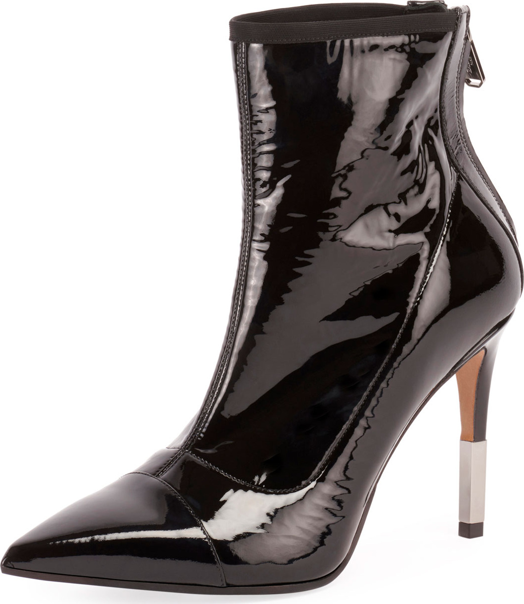 Balmain Blair Patent Leather 95mm Booties
