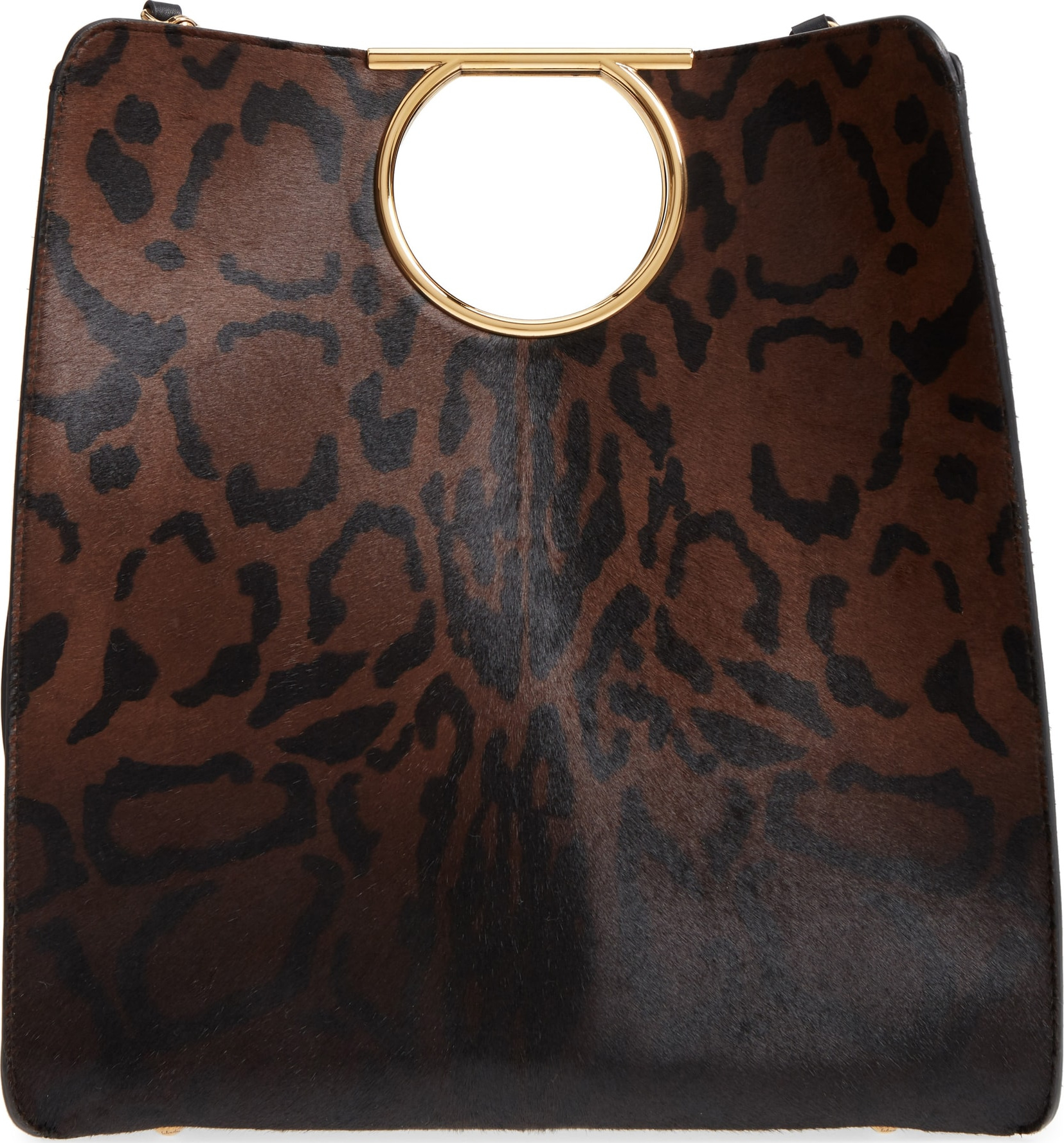 Salvatore Ferragamo Vela Genuine Calf Hair Tote