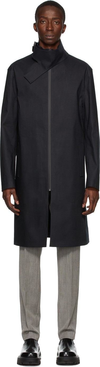 1017 ALYX 9SM Black Mackintosh Edition Stazione Long Coat