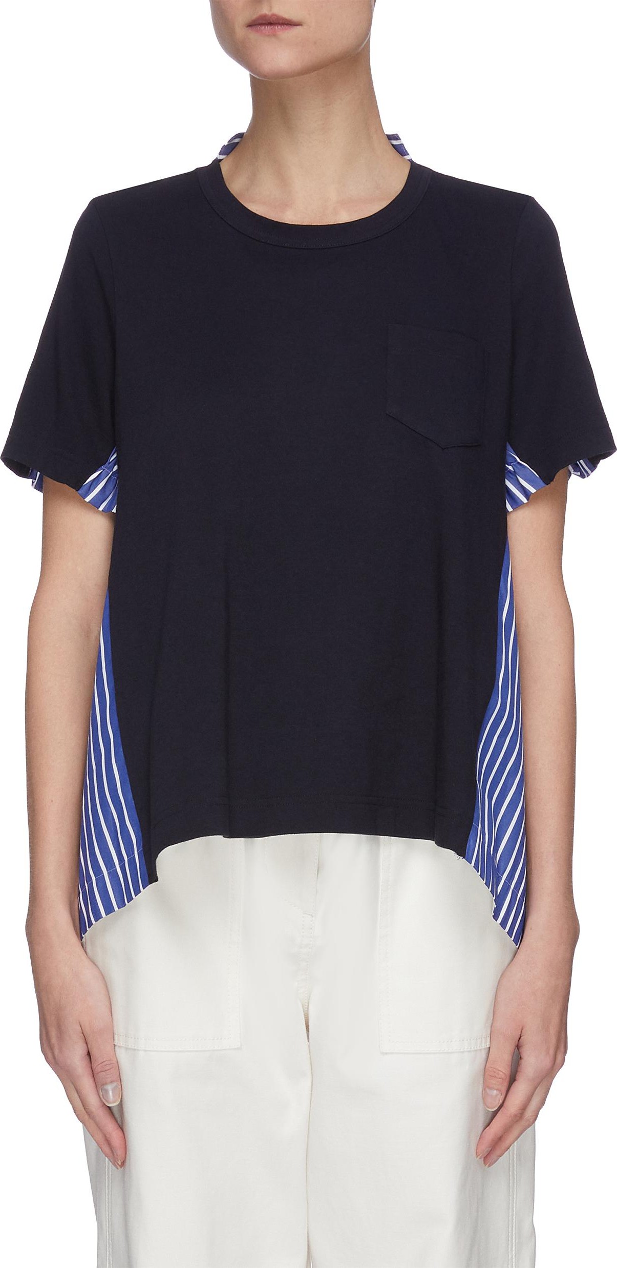 Sacai Flare back panelled T-shirt
