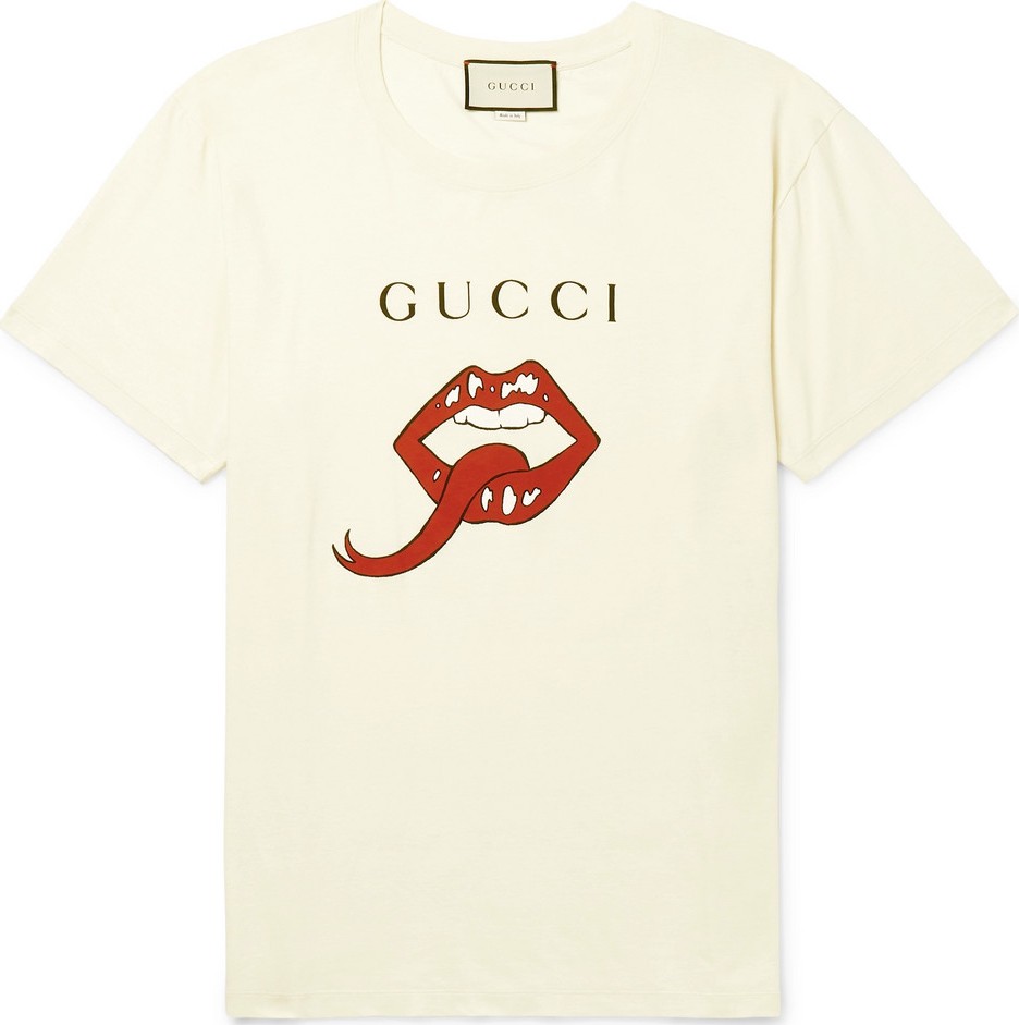 Gucci Printed Cotton-Jersey T-Shirt