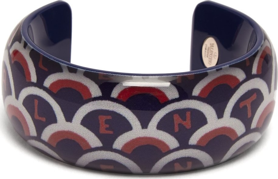 Valentino Scale-print geometric cuff