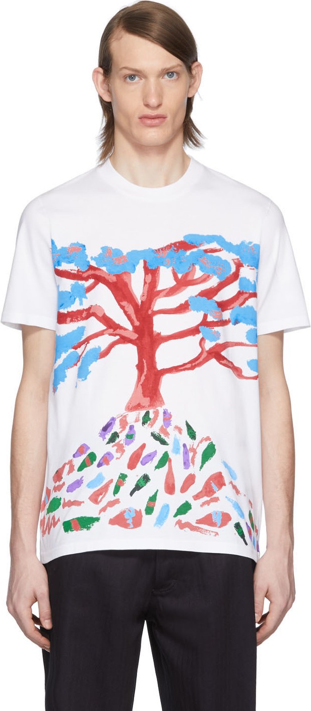 Marni White Tree T-Shirt