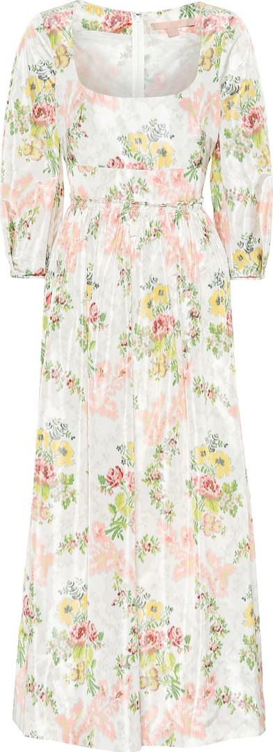 Brock Collection Exclusive to Mytheresa – Ondina floral taffeta midi dress