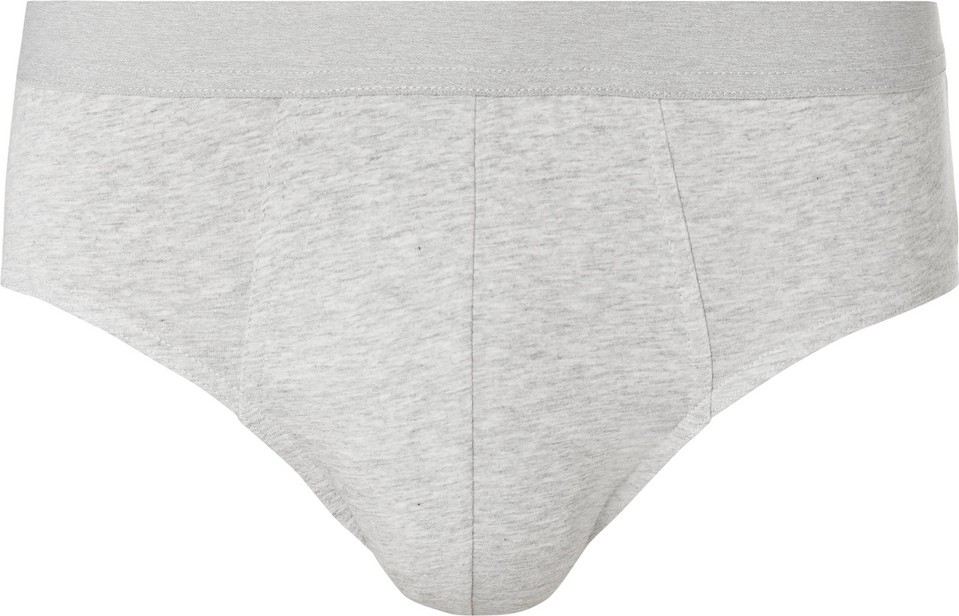 Acne Studios Harald Mélange Stretch-Cotton Briefs