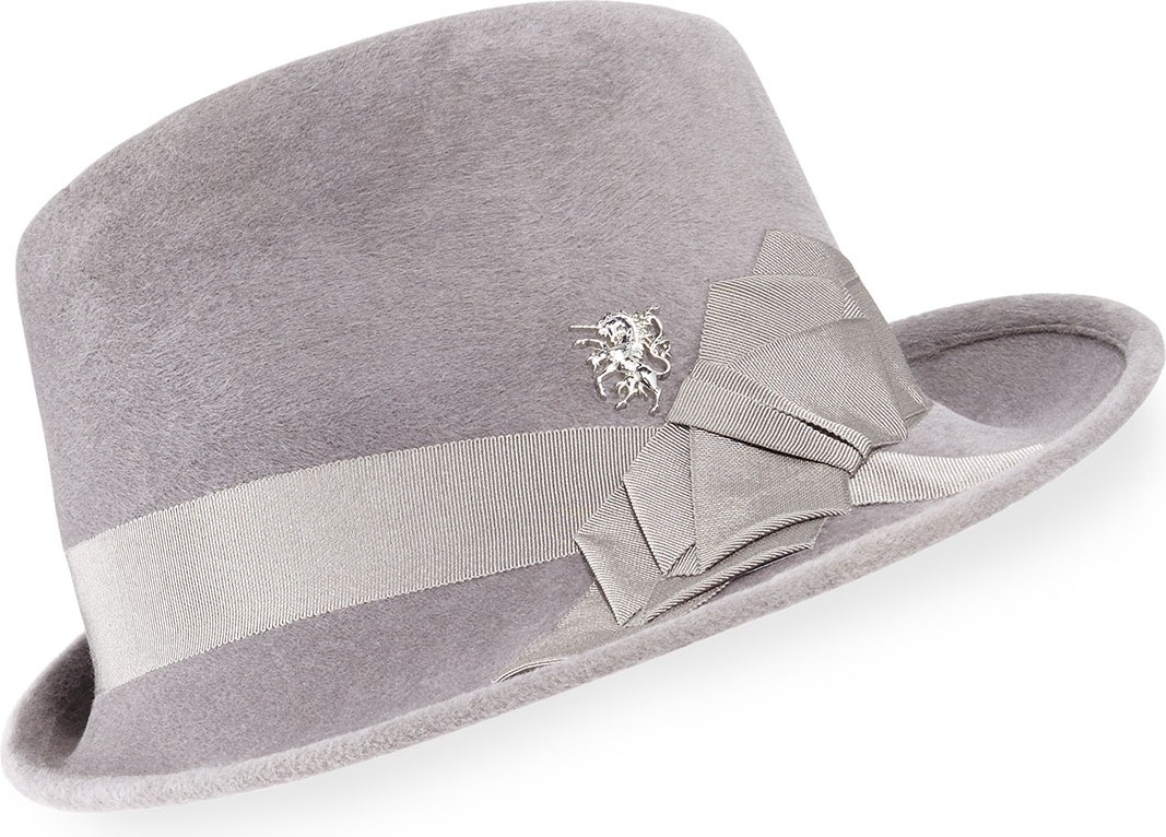 Philip Treacy Side Sweep Wool Felt Fedora Hat
