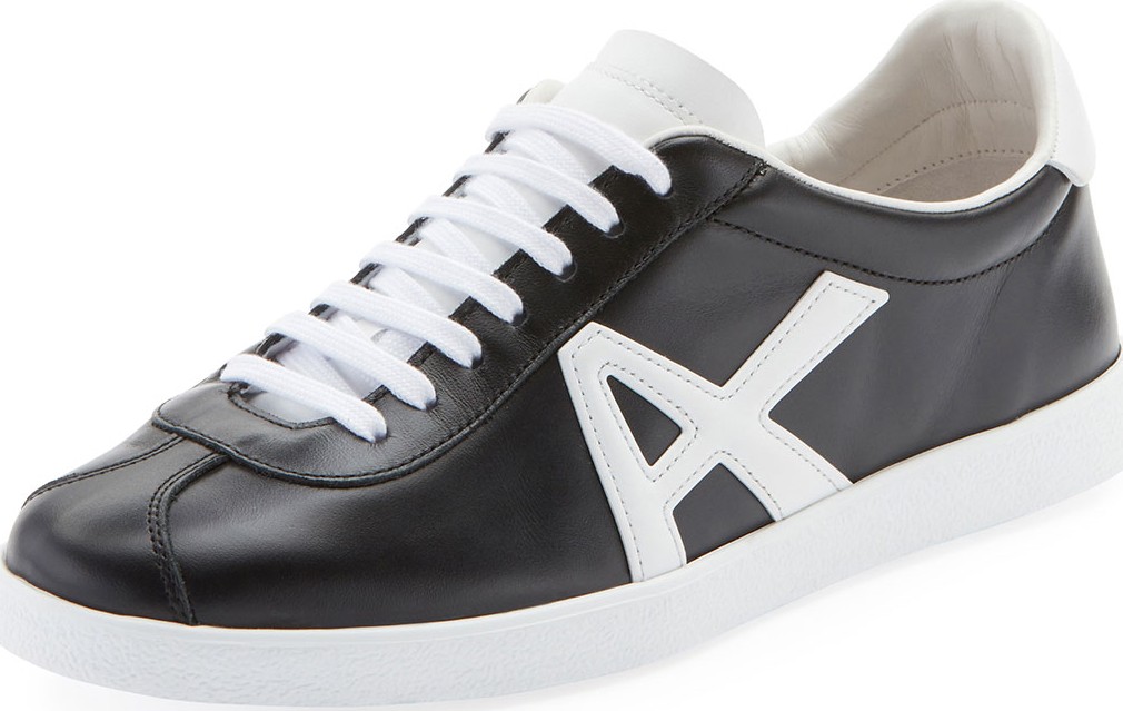 Aquazzura The A Two-Tone Leather Sneakers