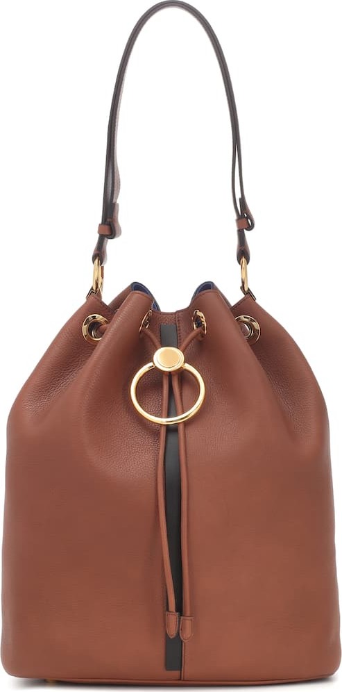 Marni Earring leather bucket bag